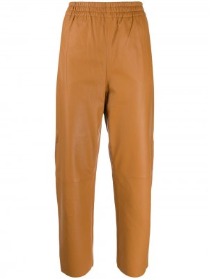 Укороченные брюки свободного кроя Pinko. Цвет: коричневый