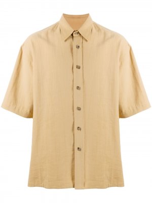 Рубашка Alain с короткими рукавами Nanushka. Цвет: нейтральные цвета