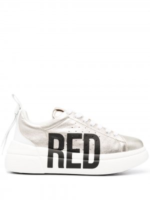 Кроссовки с логотипом RED(V). Цвет: белый