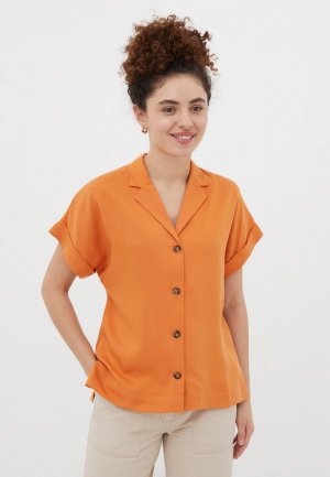 Блуза Finn Flare. Цвет: оранжевый