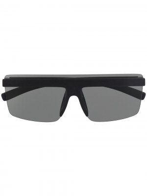 Солнцезащитные очки Shield MYKITA+MAISON MARGIELA. Цвет: черный