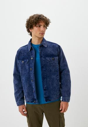 Куртка джинсовая Desigual. Цвет: синий