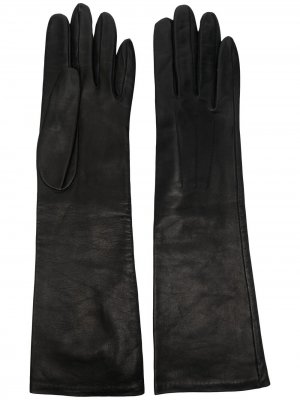 Длинные перчатки LANVIN. Цвет: черный