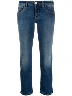 Укороченные джинсы с заниженной талией Pinko. Цвет: синий