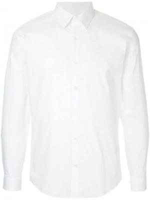 Рубашка с заостренным воротником Cerruti 1881. Цвет: белый