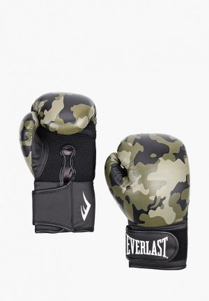 Перчатки боксерские Everlast. Цвет: хаки