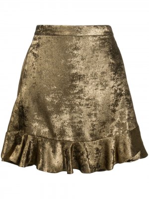 Расклешенная юбка мини Jurins Zadig&Voltaire. Цвет: золотистый