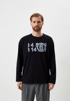 Лонгслив MM6 Maison Margiela. Цвет: черный