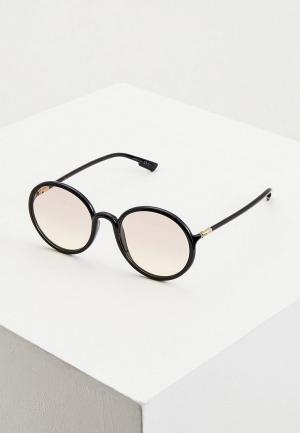 Очки солнцезащитные Christian Dior. Цвет: черный