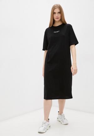 Платье Armani Exchange. Цвет: черный