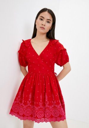 Платье Topshop. Цвет: красный