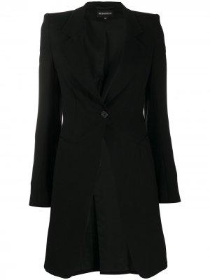 Приталенное пальто Ann Demeulemeester. Цвет: черный