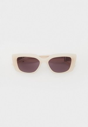 Очки солнцезащитные Karl Lagerfeld. Цвет: бежевый