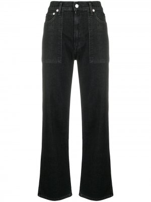 Широкие джинсы Helmut Lang. Цвет: черный