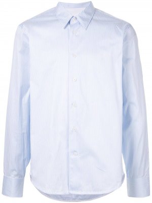 Полосатая рубашка с длинными рукавами CK Calvin Klein. Цвет: синий