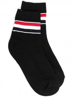 RWB stripe ankle socks Thom Browne. Цвет: 001 черный