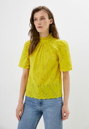Блуза Naf. Цвет: желтый