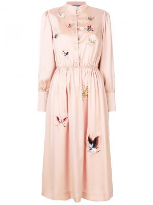 Платье Turner Golborne Road Collection Mih Jeans. Цвет: розовый и фиолетовый