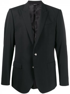 Пиджак строгого кроя Dolce & Gabbana. Цвет: черный