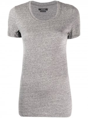 Облегающая футболка Isabel Marant. Цвет: серый