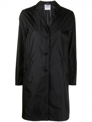 Однобортное пальто Aspesi. Цвет: черный