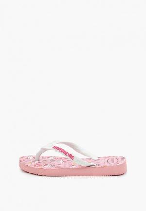 Сланцы Havaianas. Цвет: белый
