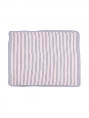 Полосатое одеяло Siola. Цвет: розовый