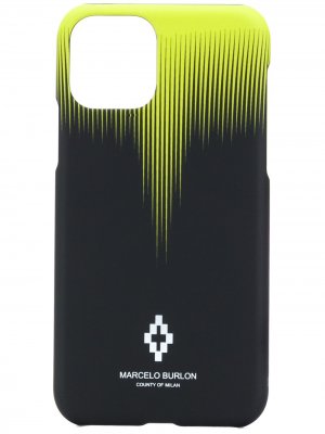 Чехол для iPhone 11 с графичным принтом Marcelo Burlon County of Milan. Цвет: черный