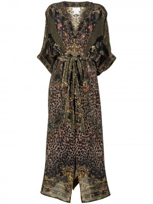 Платье-кафтан макси Abingdon Palace Camilla. Цвет: разноцветный