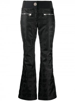 Расклешенные лыжные брюки Rainbow Rossignol. Цвет: черный