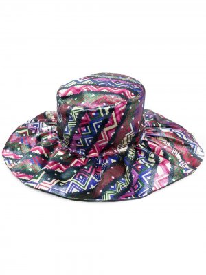 Шляпа с принтом M Missoni. Цвет: розовый