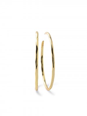Золотые серьги-кольца Squiggle IPPOLITA. Цвет: золотистый
