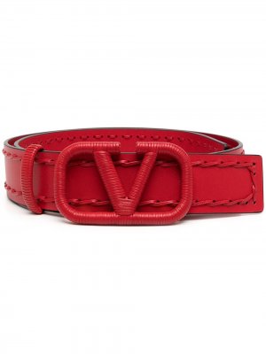 Ремень с логотипом VLogo Valentino Garavani. Цвет: красный