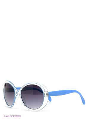 Солнцезащитные очки United Colors of Benetton. Цвет: голубой, прозрачный
