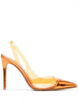 Туфли Amber с ремешком на пятке Alexandre Vauthier. Цвет: оранжевый