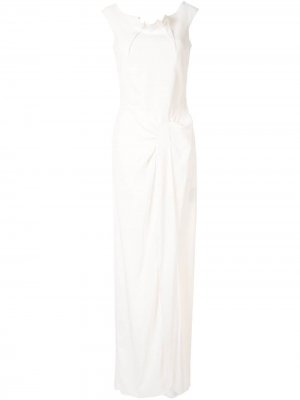 Вечернее платье Deauville с открытыми плечами Roland Mouret. Цвет: белый