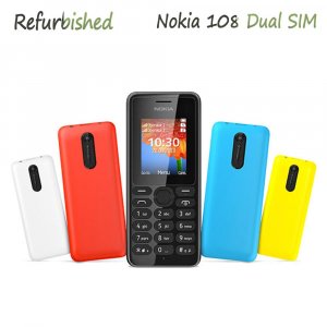 Восстановленный оригинальный мобильный телефон  108 с двумя SIM-картами GSM 900/1800 Nokia
