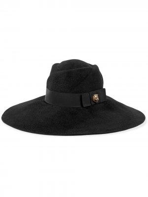 Шляпа с широкими полями Gucci. Цвет: черный