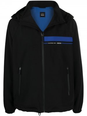 Куртка на молнии из коллаборации с Porsche Boss Hugo. Цвет: черный