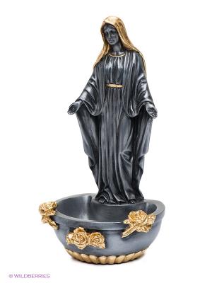 Статуэтка Дева Мария Veronese. Цвет: темно-серый, золотистый