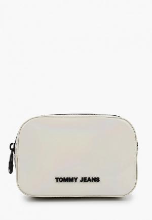 Сумка поясная Tommy Jeans. Цвет: белый