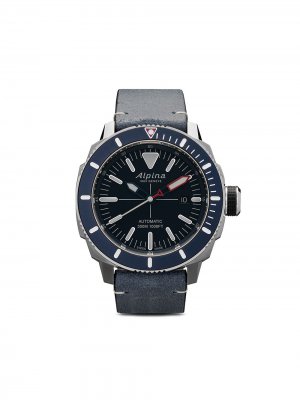 Наручные часы Seastrong Diver 300 44 мм Alpina. Цвет: голубой