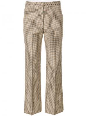 Укороченные брюки Angela Stella McCartney. Цвет: коричневый