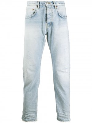 Прямые джинсы с заниженной талией Haikure. Цвет: синий