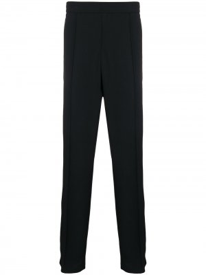 Прямые брюки с логотипом Valentino. Цвет: черный