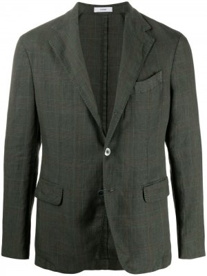 Однобортный пиджак Boglioli. Цвет: зеленый
