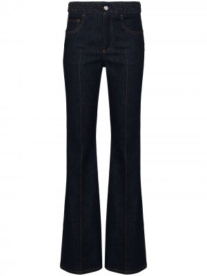 Расклешенные джинсы из переработанного денима Chloé. Цвет: синий