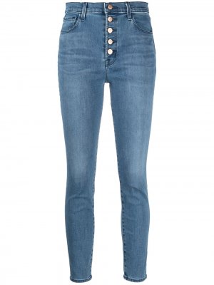 Укороченные джинсы J Brand. Цвет: синий