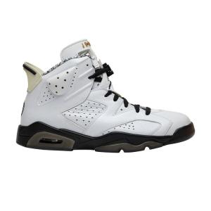 Air  6 Retro Premium Motorsports Men Sneakers White Black 395866-101 Jordan