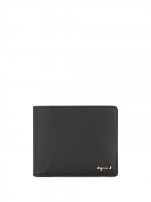 Бумажник с логотипом agnès b.. Цвет: черный